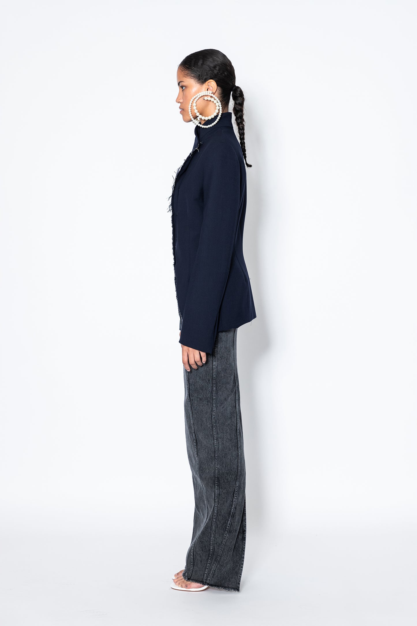 Raw Edge Blazer - Jade Cropper
