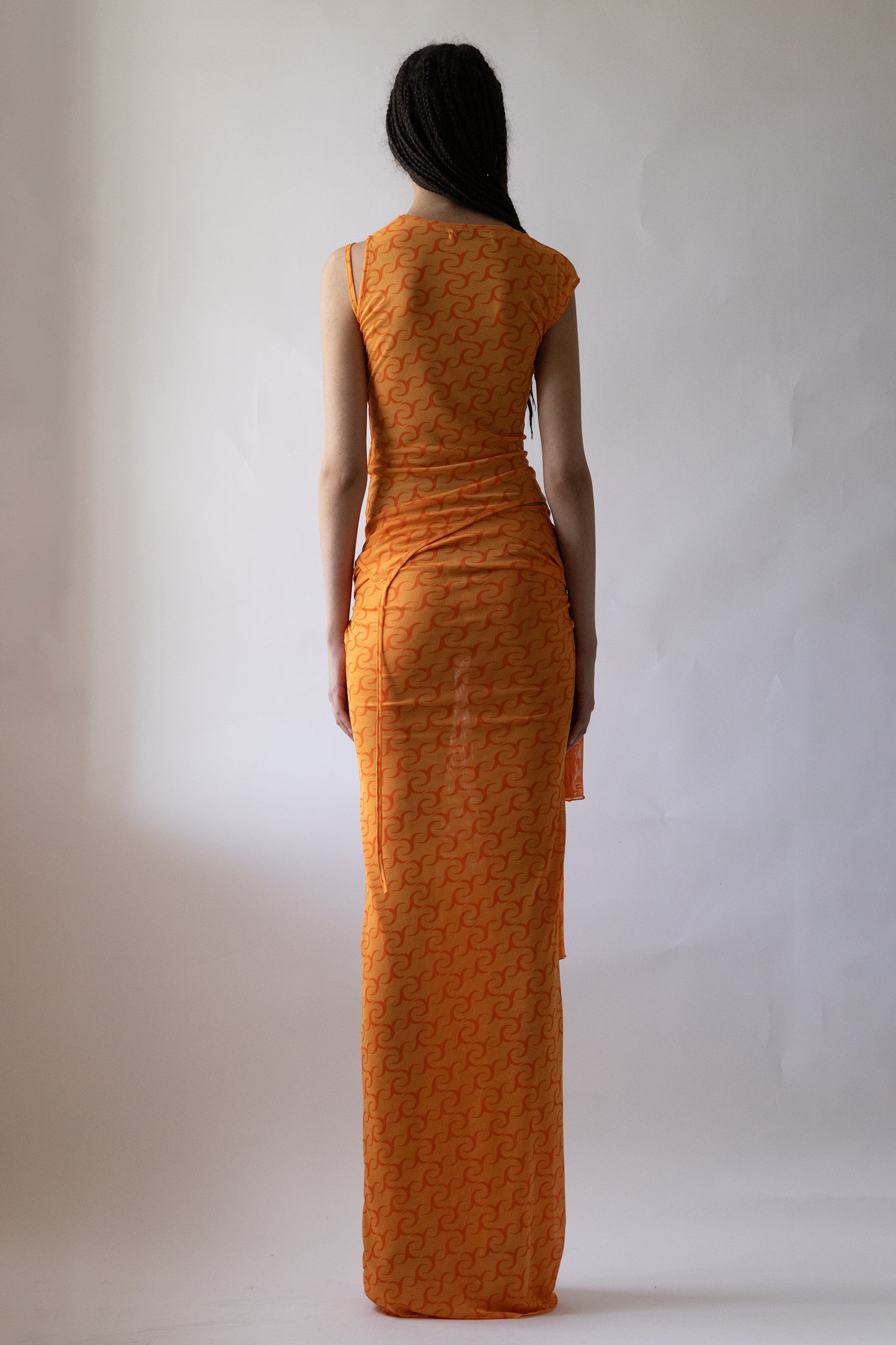 Layered printed top - Jade Cropper