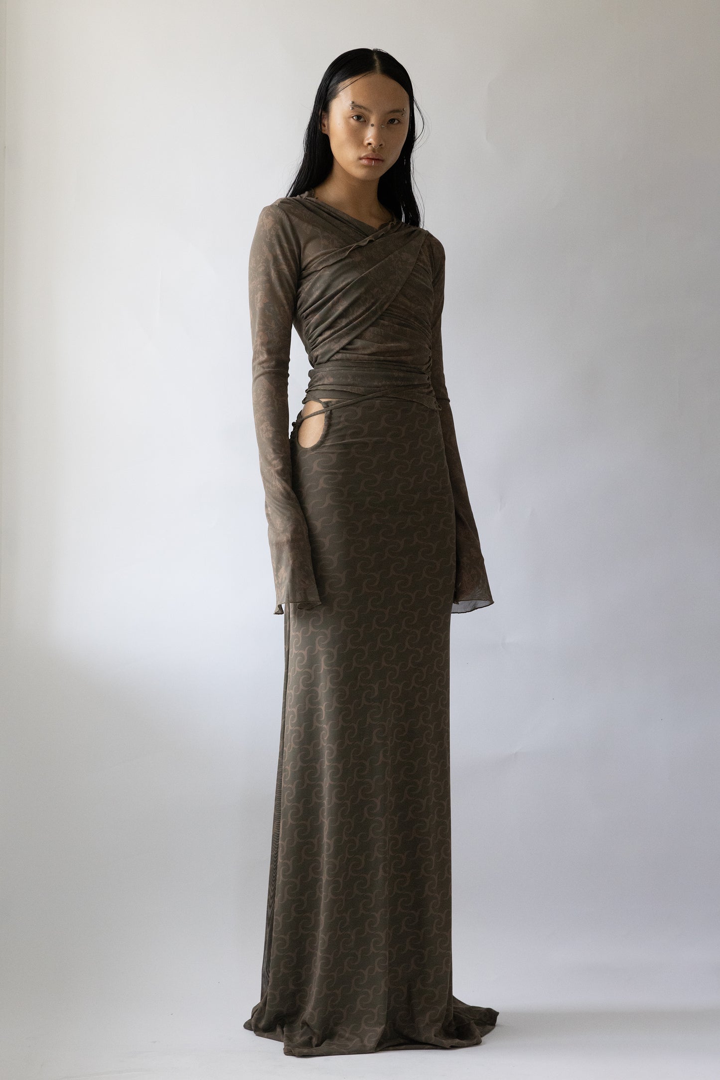 Reversible Maxi Skirt - Jade Cropper