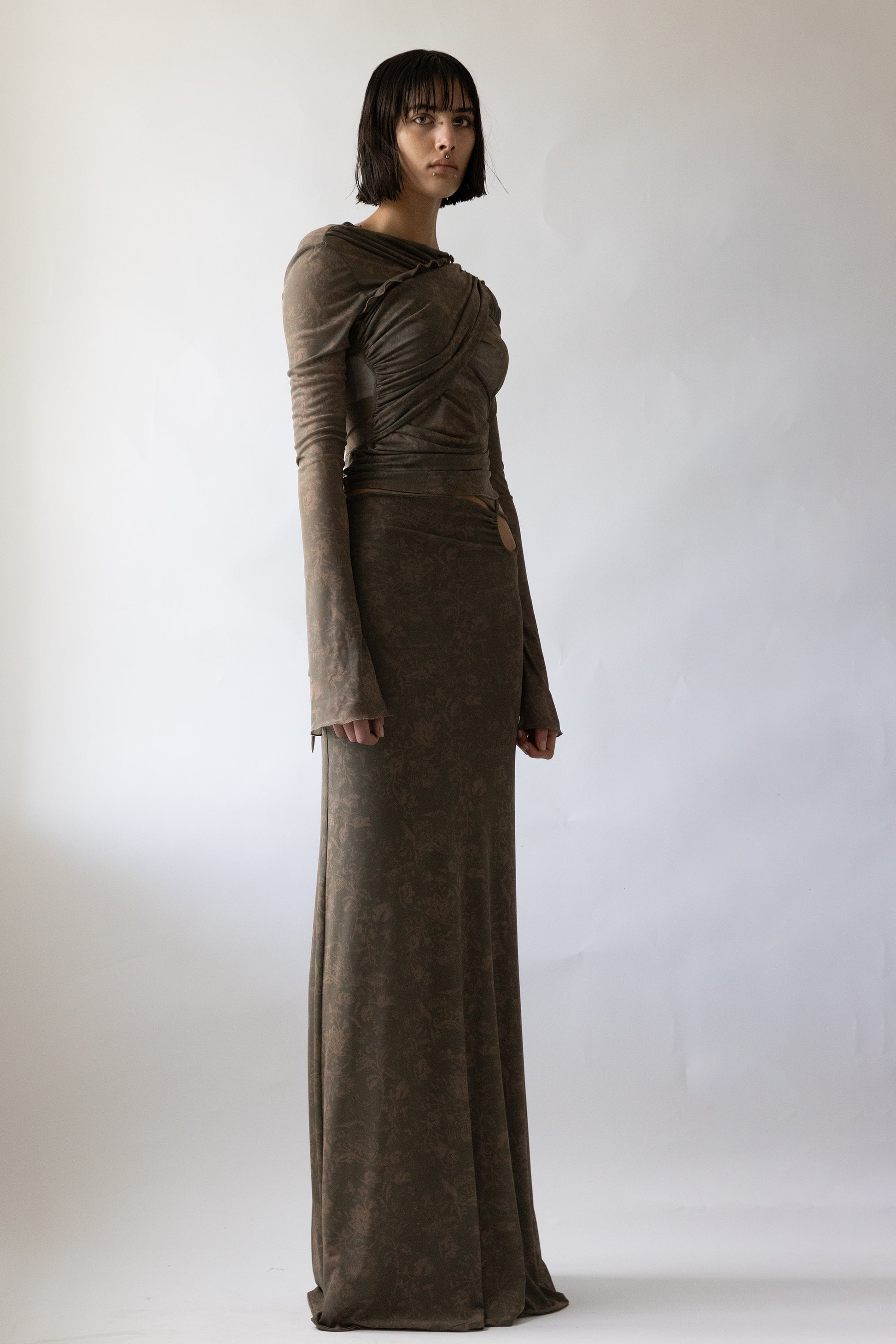 Reversible Maxi Skirt - Jade Cropper