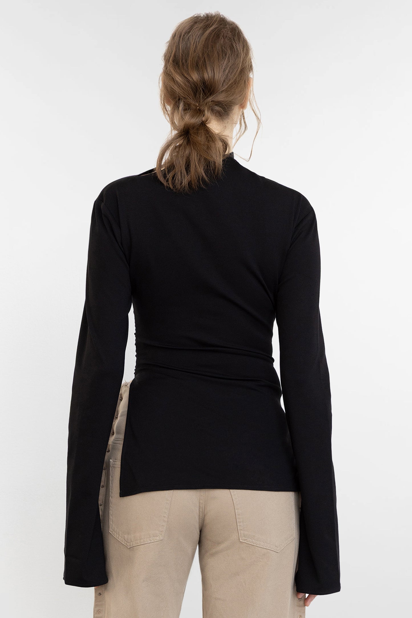 Top With Slit - Jade Cropper