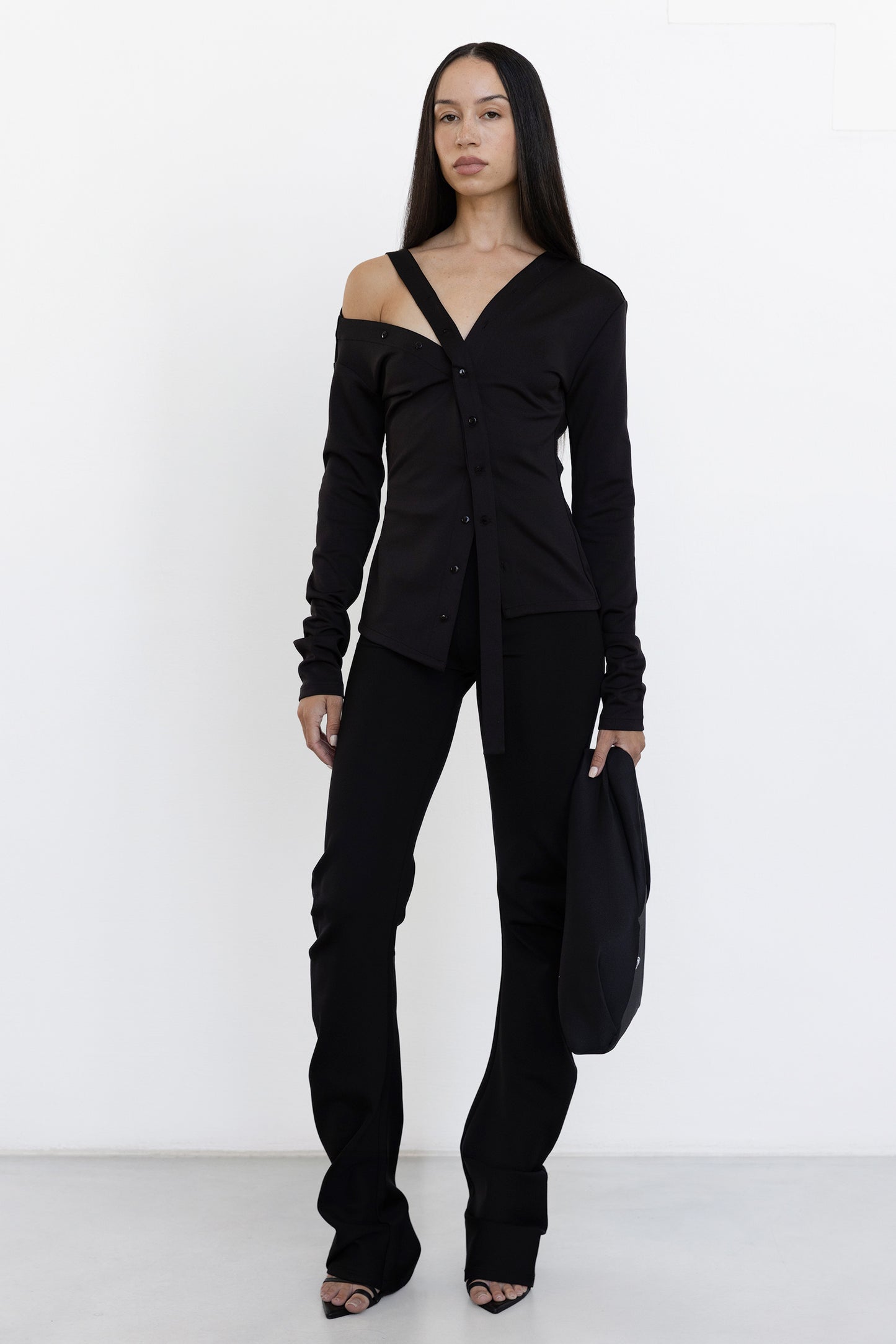 Asymmetric Off Shoulder Top