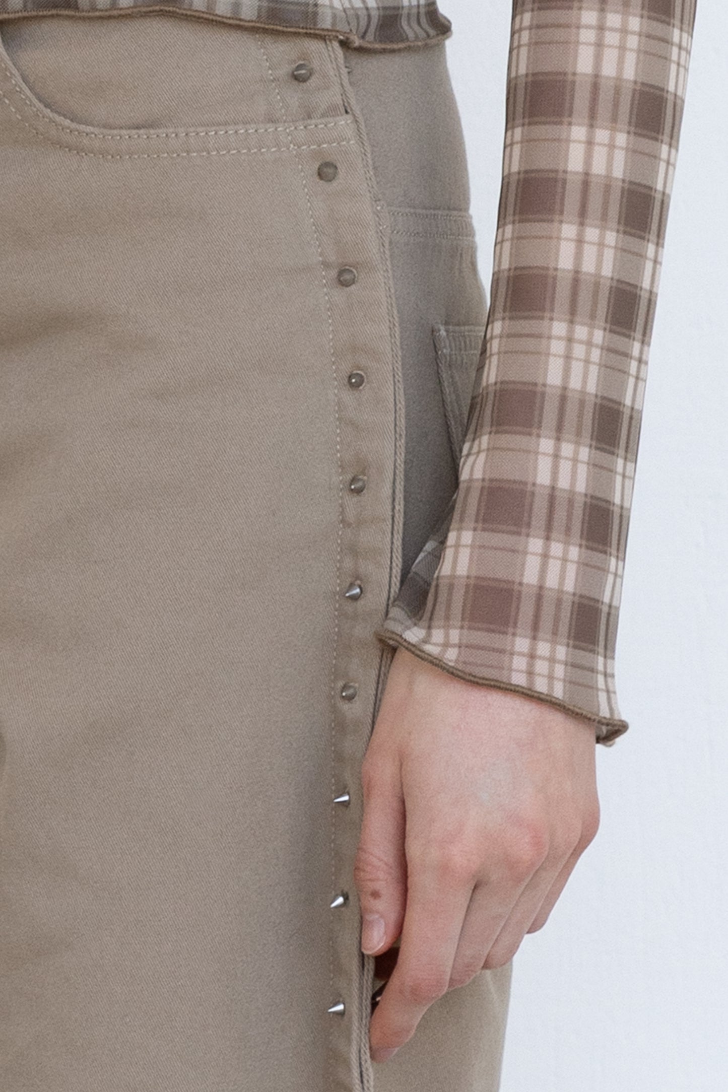 Pierced Edge Jeans - Jade Cropper