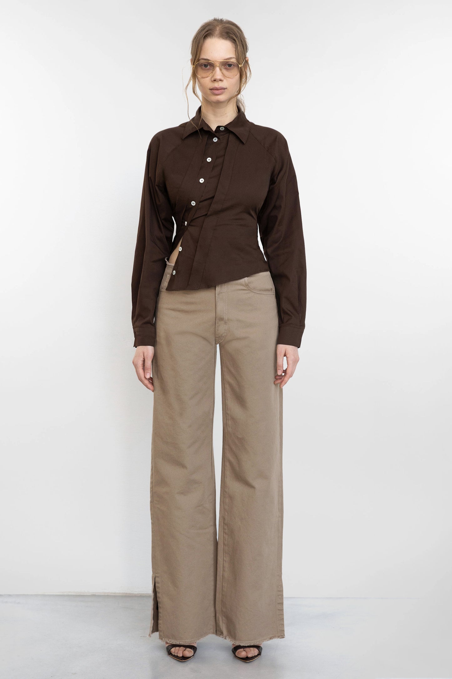 Raw Hem Relaxed Fit Jeans - Jade Cropper