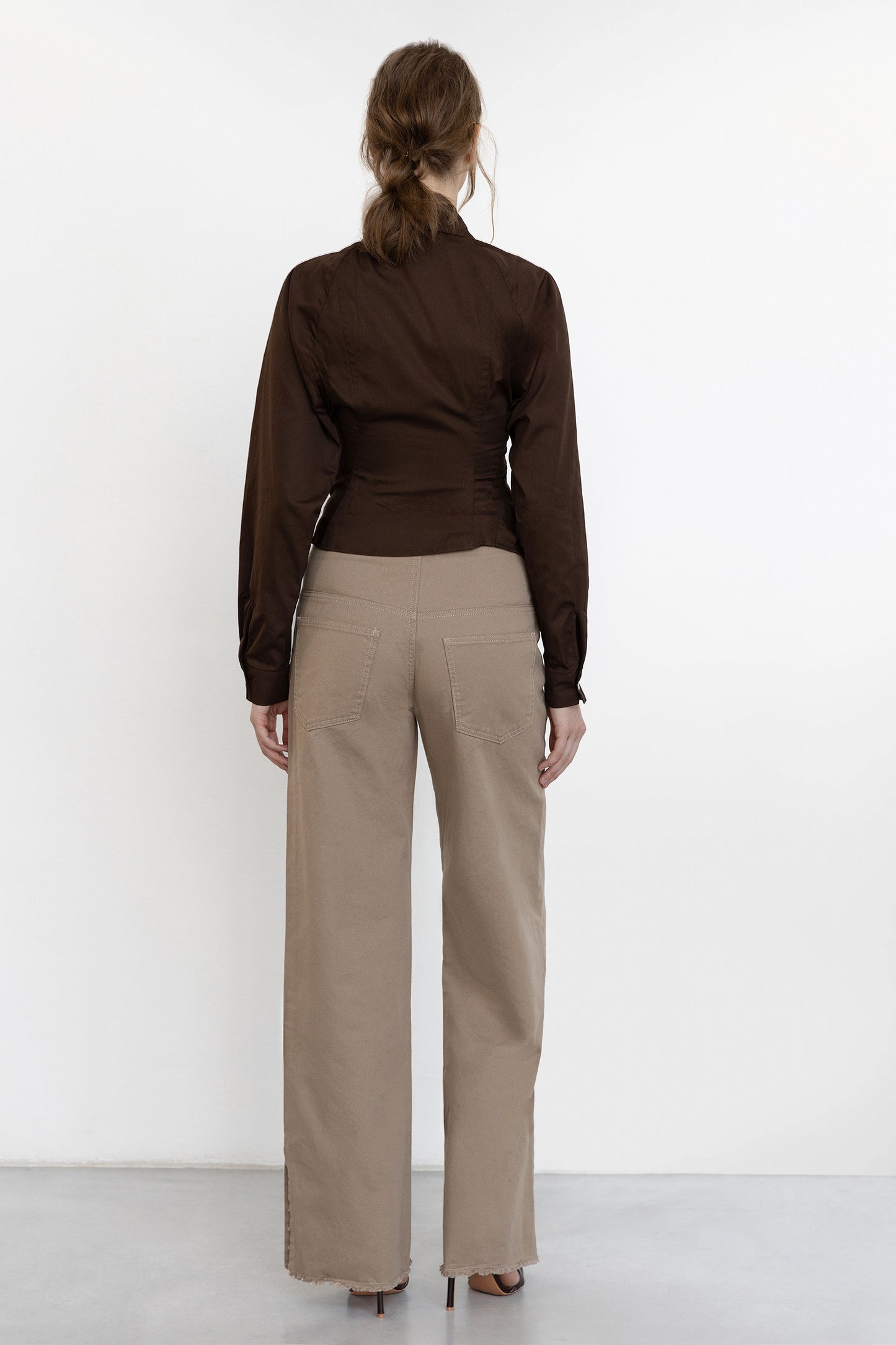Raw Hem Relaxed Fit Jeans - Jade Cropper