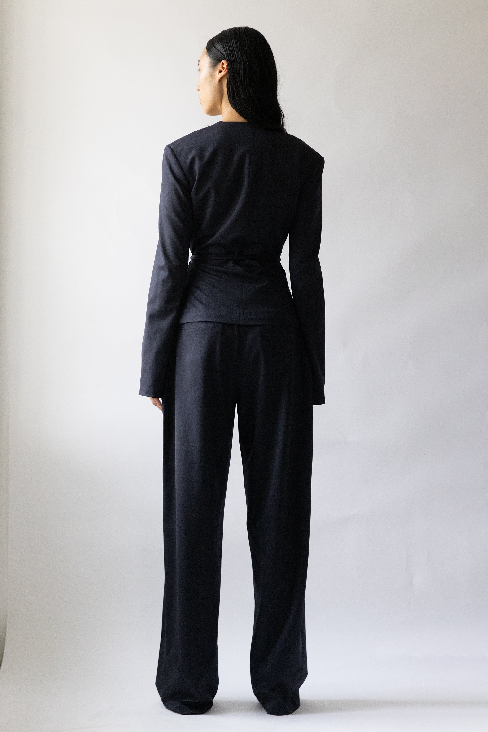 Tailored Trousers With Raw Edge