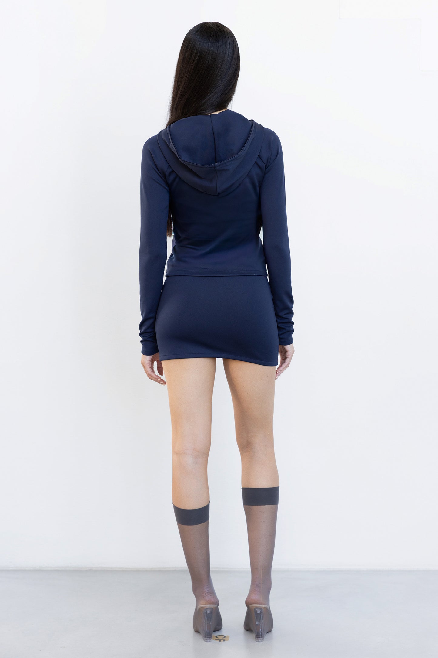 Mini Skirt With Rib Detail