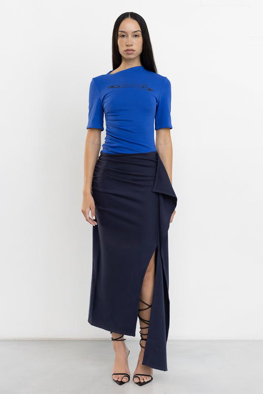 Ruched T-Shirt Dress