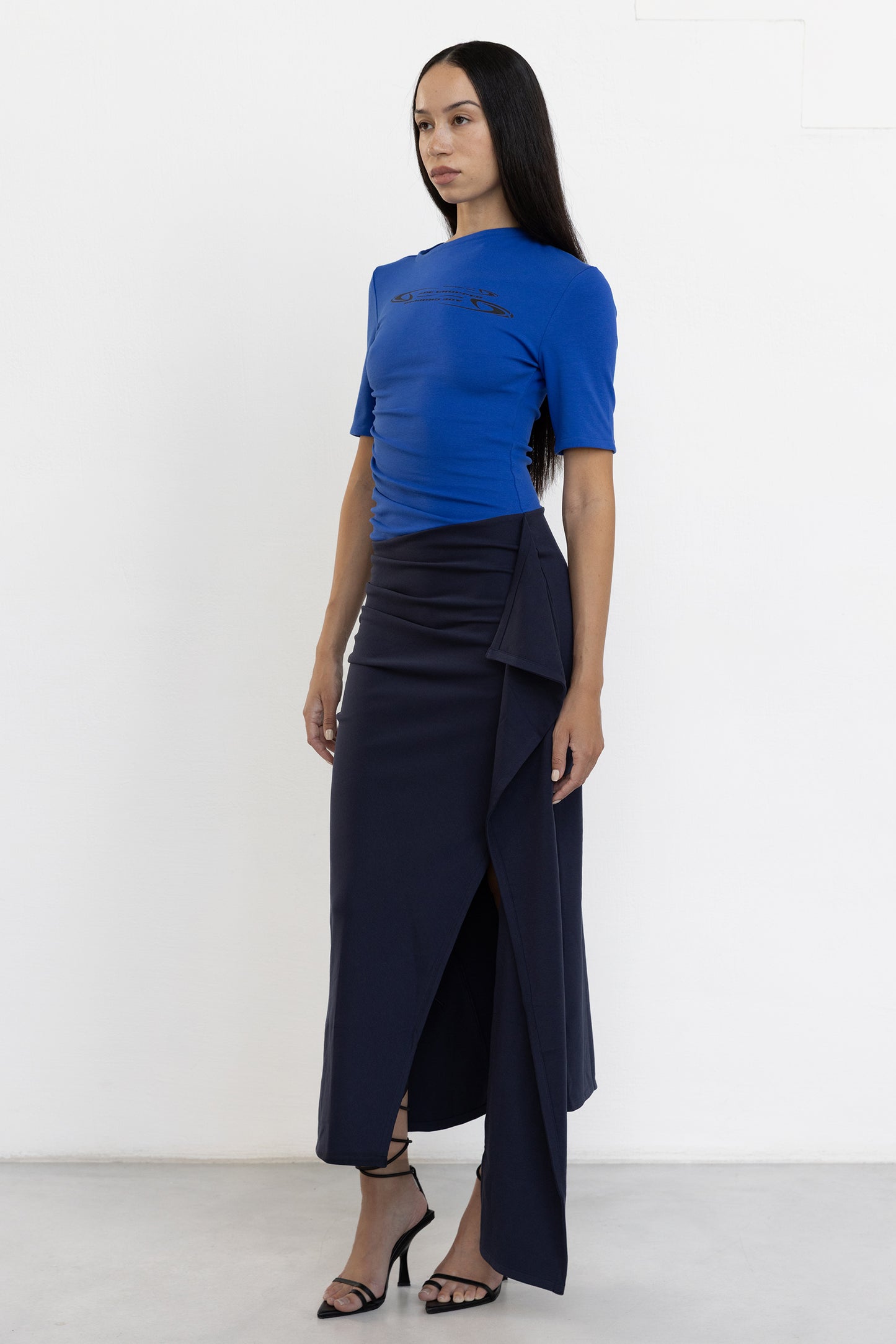 Ruched T-Shirt Dress