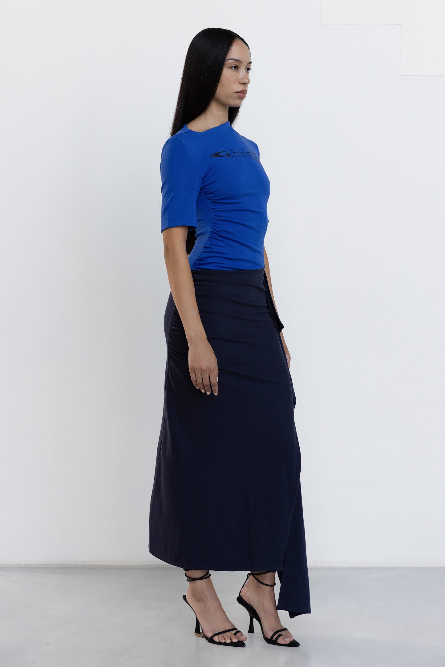 Ruched T-Shirt Dress