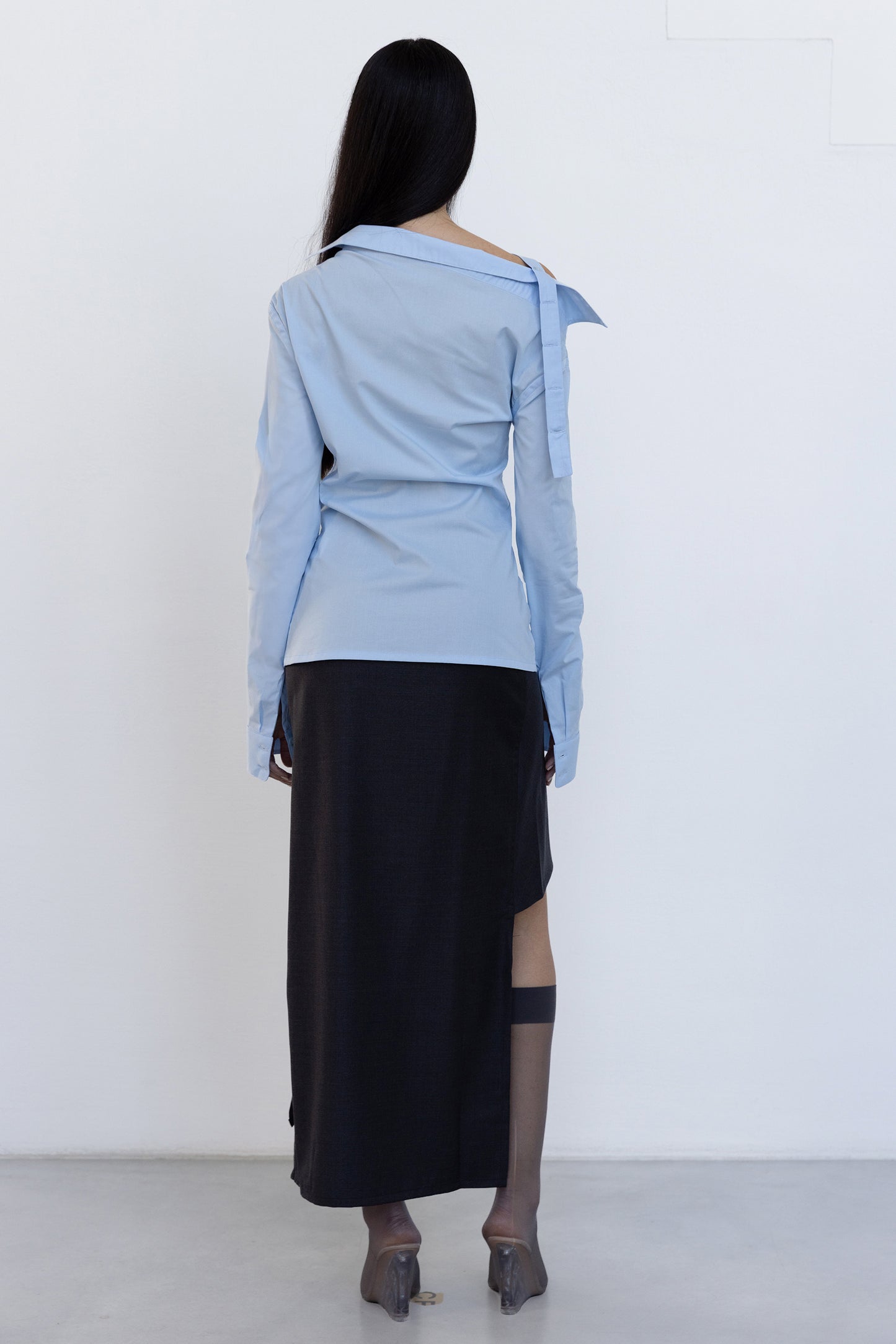 Asymmetric Off-shoulder Shirt